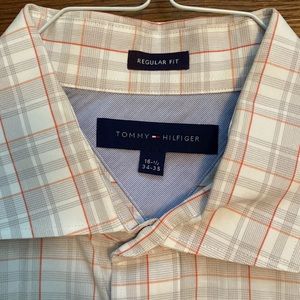 Tommy Hilfiger dress shirt neck size 16 1/2 sleeve size 34-35 regular fit